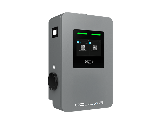 Ocular IQ Dual Commercial | 7/22kW x 2 | Socket | EVSE