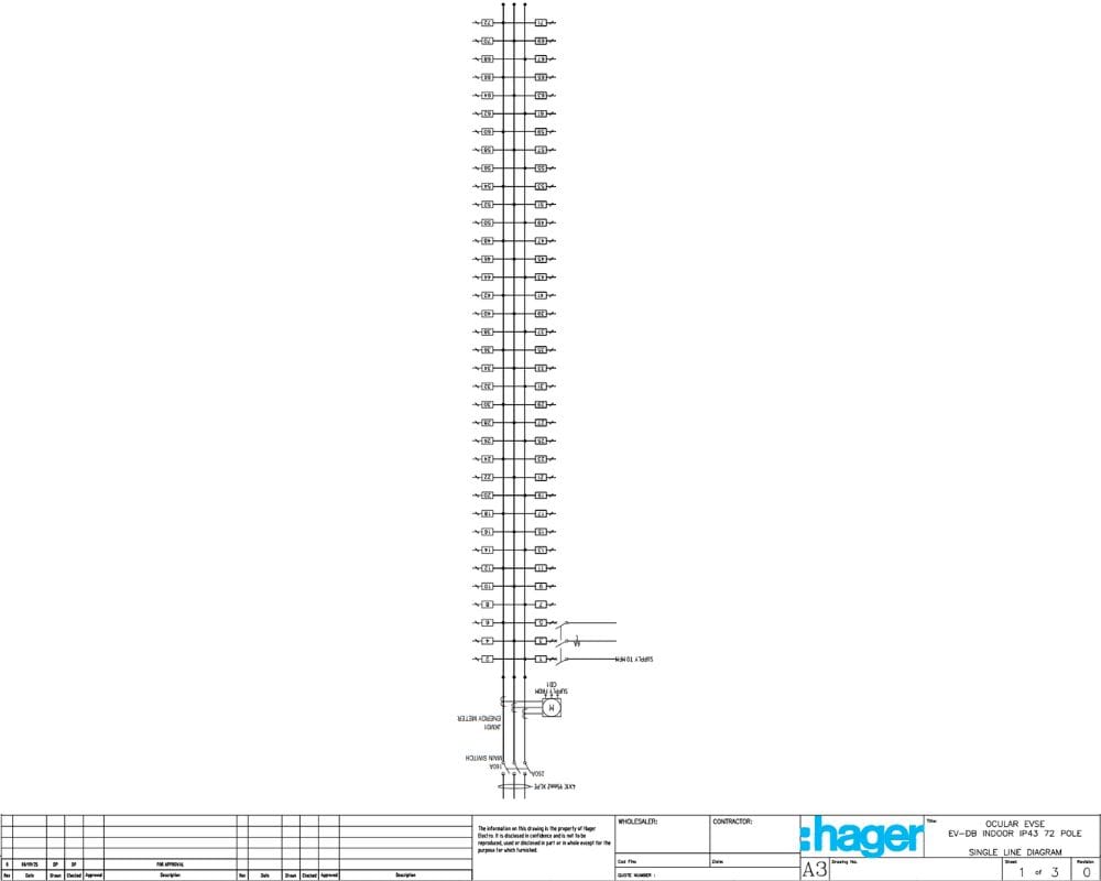 Evdb Indoor Ip43 72 Pole Cad Drawing 2