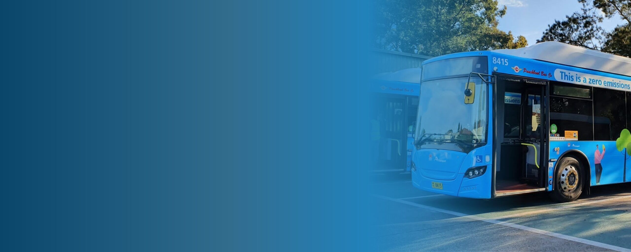 Electric Bus Charging Banner