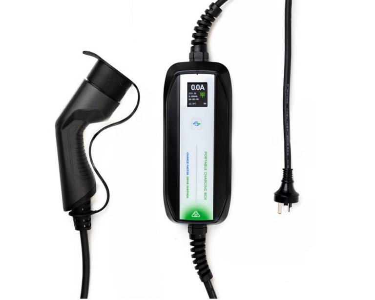 Portable Type 2 Ev Charger 10 Amp Plug Evse Australia 0588