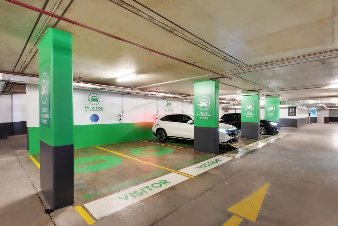 Meriton Group and EVSE Australia Deliver Apartment EV Charging solution