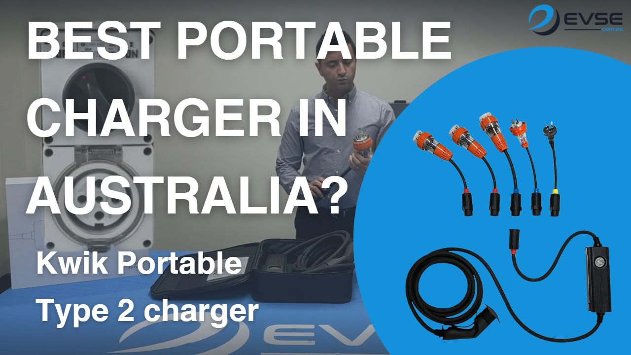 Best portable charger in Australia? | Kwik Portable Type 2 Charger w/ adjustable tails Image
