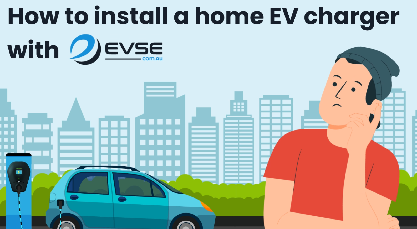 How to install a home EV Charger | Home electric car charging station Image