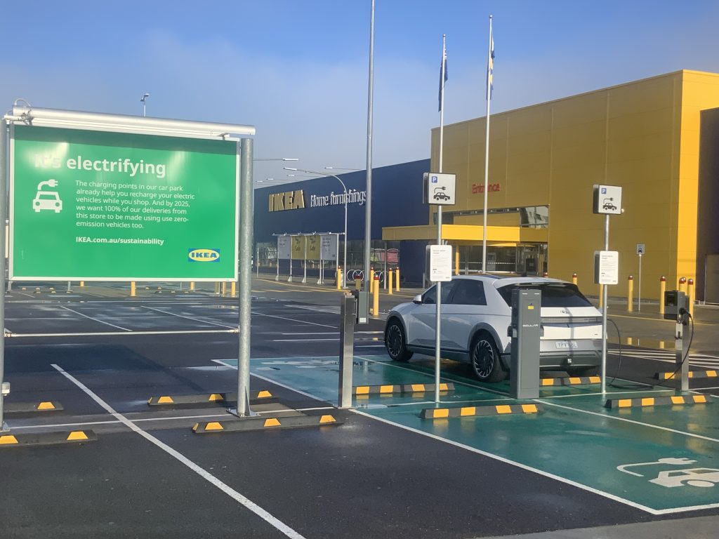 Ikea Canberra ev charging