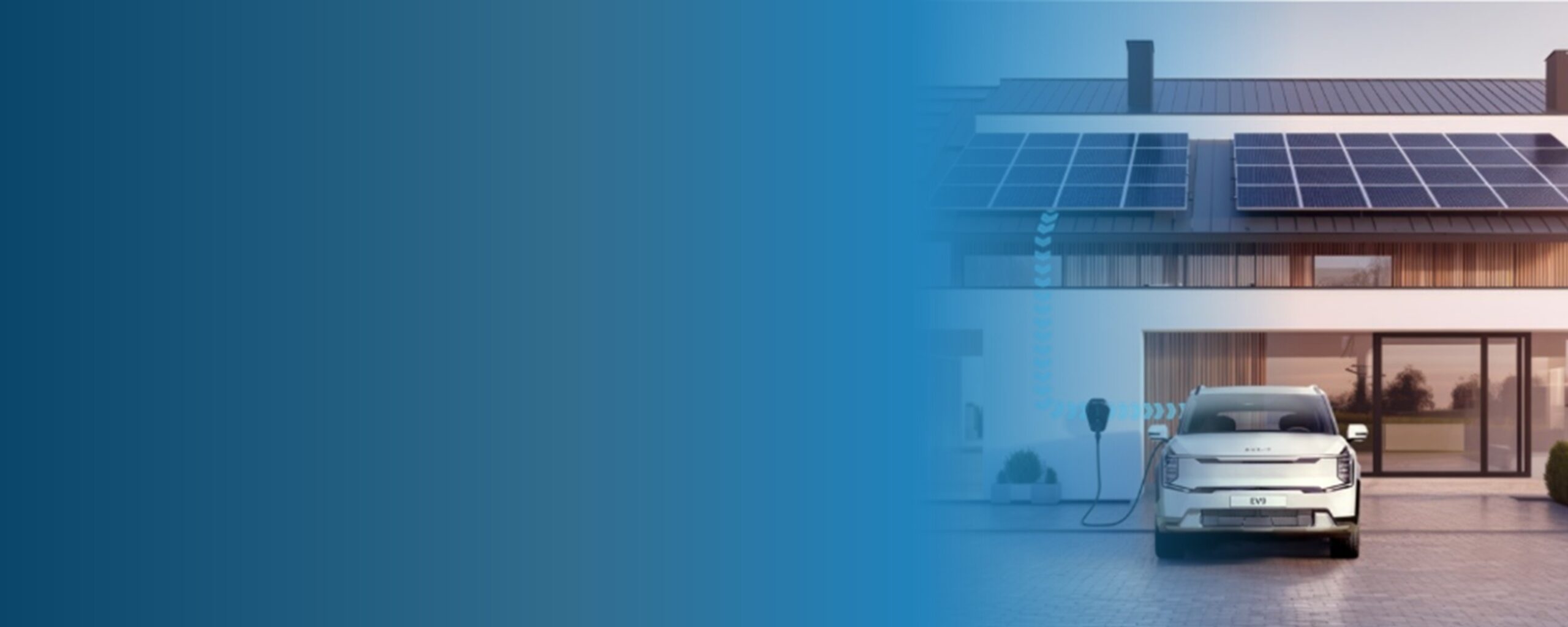 Solar Car Charging Landing Page Banner